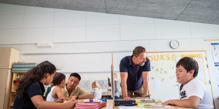 Thomas og Kristian underviser